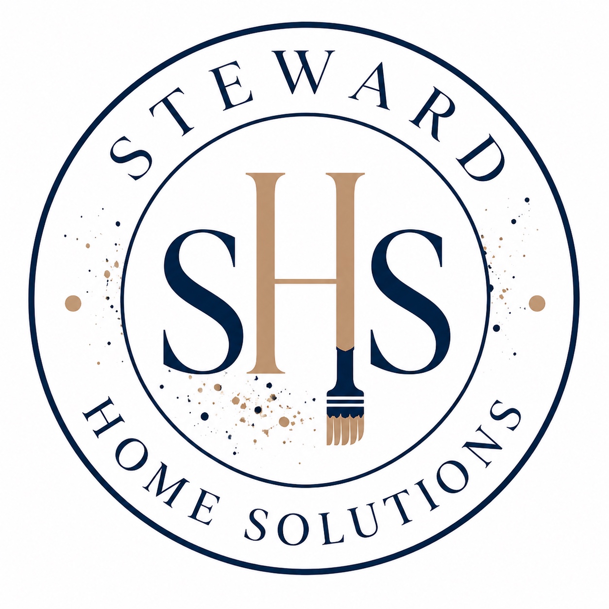 Steward Home Solutions — SHS painting logo